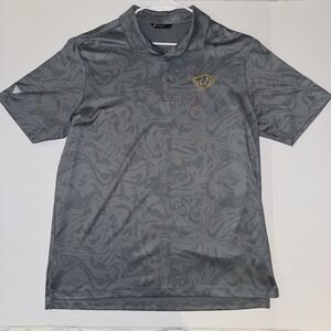 Men's XL Levelwear Nashville Predators NHL Gray Performance Polo Shirt Hockey